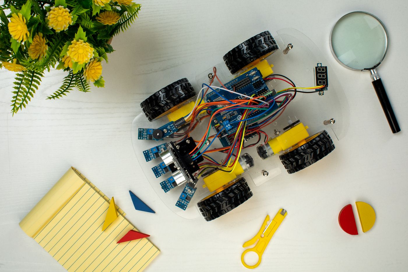 Robotics prototype being tested